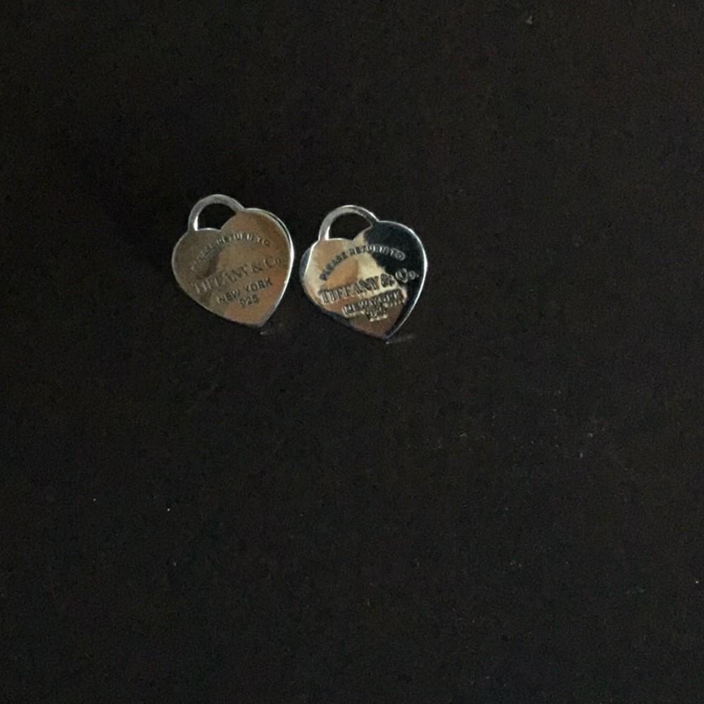 Tiffany & Co. Silver Heart Earrings